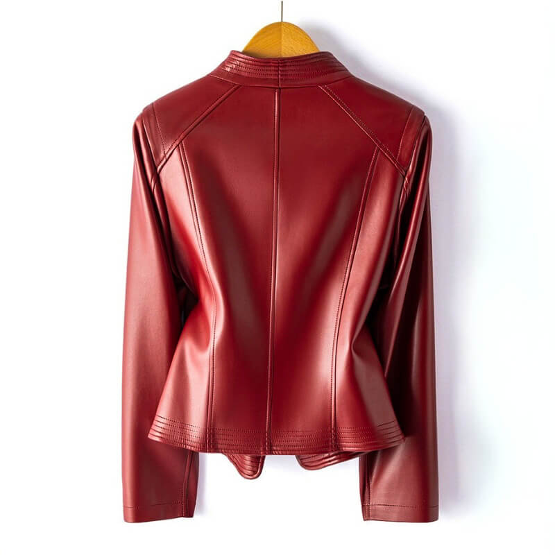 Hellena Elegant Leather Jacket for a Sophisticated Style