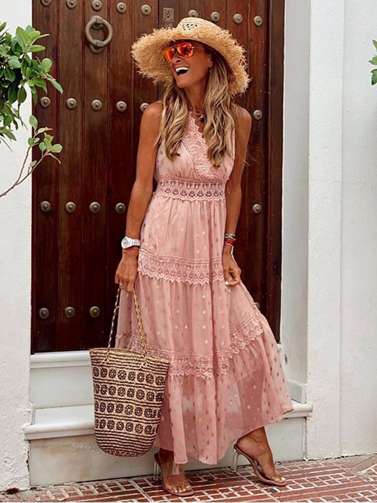 Boho Maxi Dress - Flowy, Free-Spirited Maxi for Boho Chic