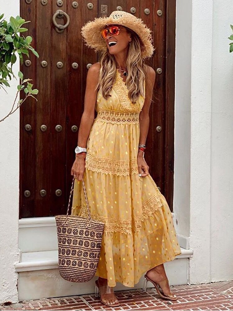 Boho Maxi Dress - Flowy, Free-Spirited Maxi for Boho Chic