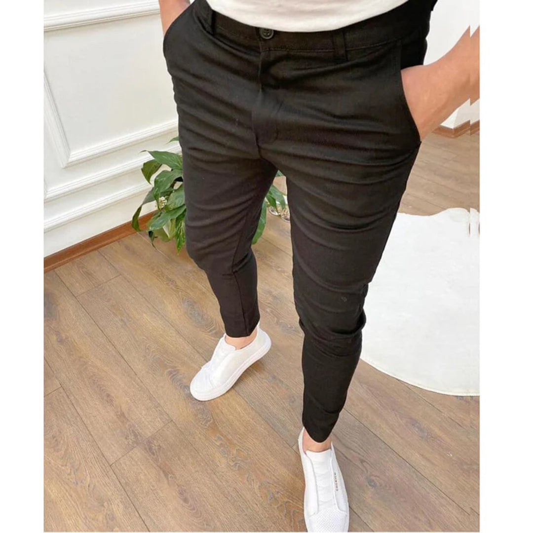 Roman - Narrow Slim Fit Trousers for an Elegant Style