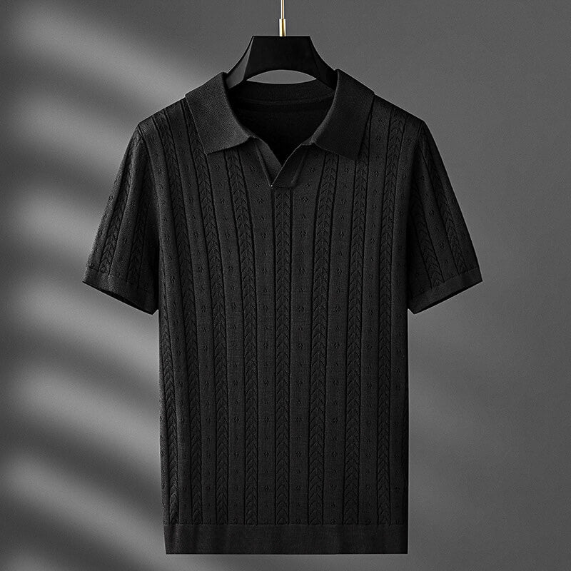 Jerome Prestige Knitted Polo for a versatile and elegant style