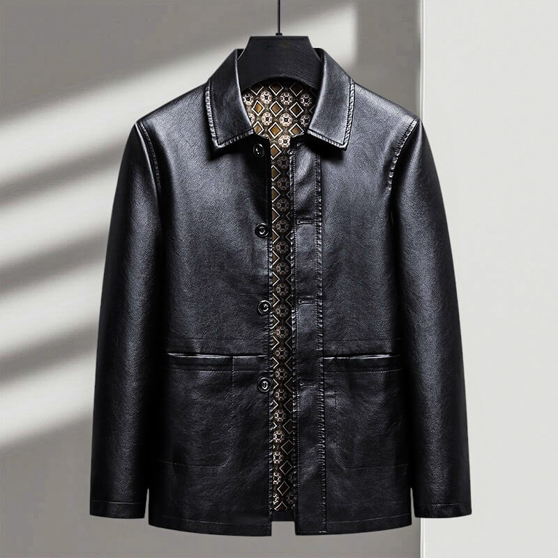 Elegant and sophisticated Antonio Verdi leather jacket