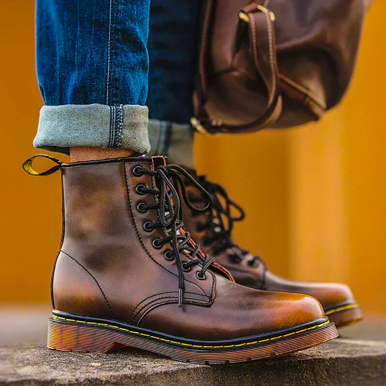 High-End Winston Genuine Leather - Elegant and Durable Boots