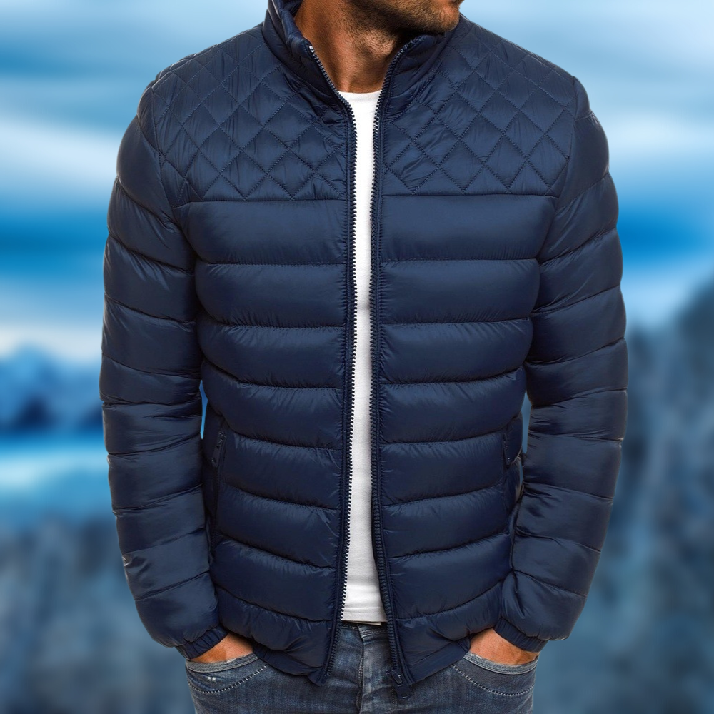 Bryson | Elegant Stand Collar Puffer Jacket for Stylish Comfort