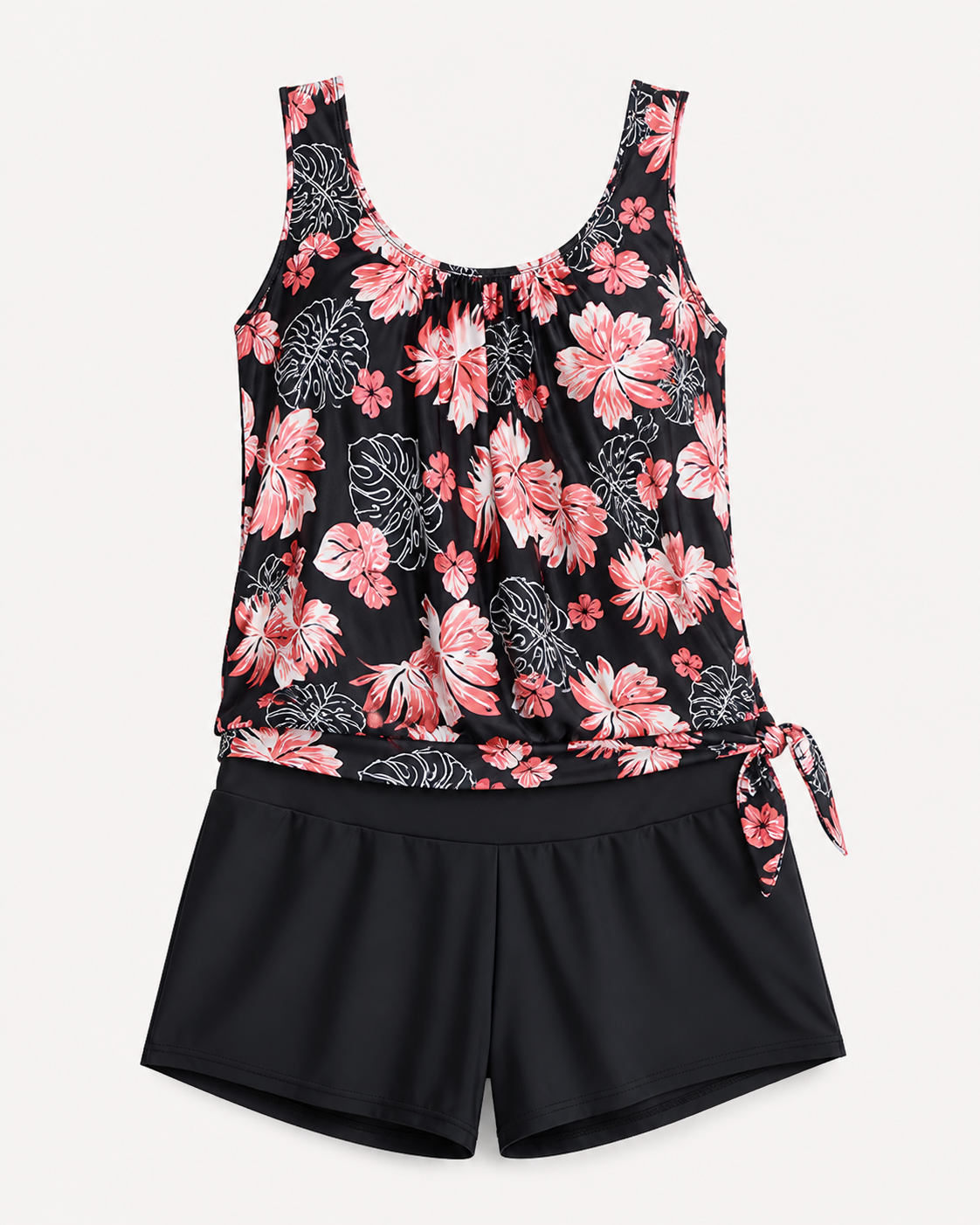 Clara Floral Print Tankini Set – Vibrant & Flattering Swimwear