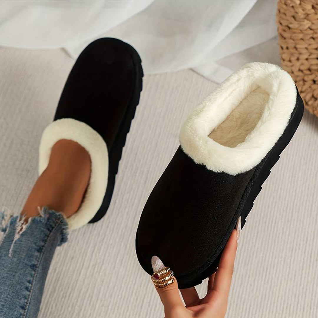 Warm and Stylish Slip-On Ankle Boots for Women – Comfort and Fashion for Your Winter Adventures
