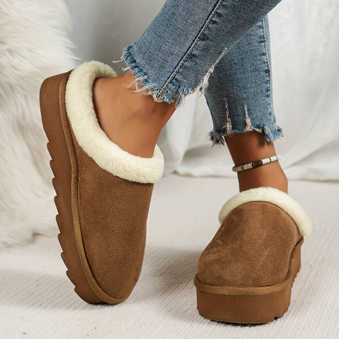 Warm and Stylish Slip-On Ankle Boots for Women – Comfort and Fashion for Your Winter Adventures