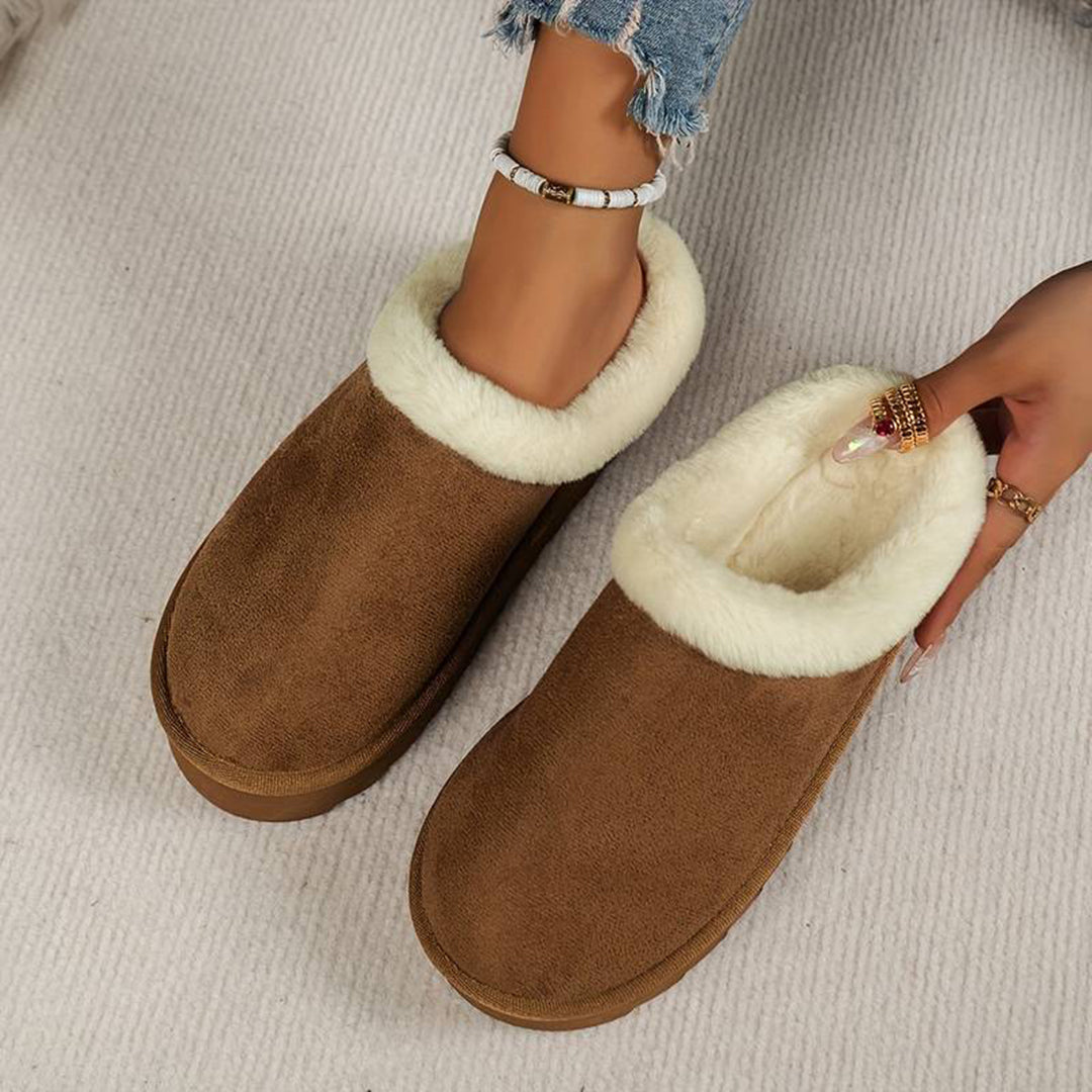 Warm and Stylish Slip-On Ankle Boots for Women – Comfort and Fashion for Your Winter Adventures