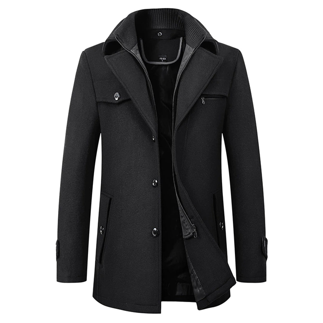 Elijah - Elegant Wool Blend Jacket for a Sophisticated Style