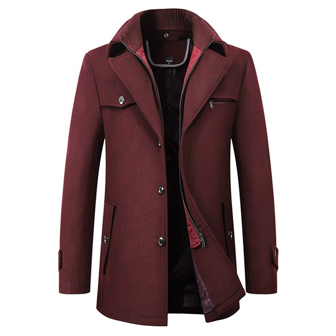 Maverick - Elegant wool blend coat for a sophisticated style