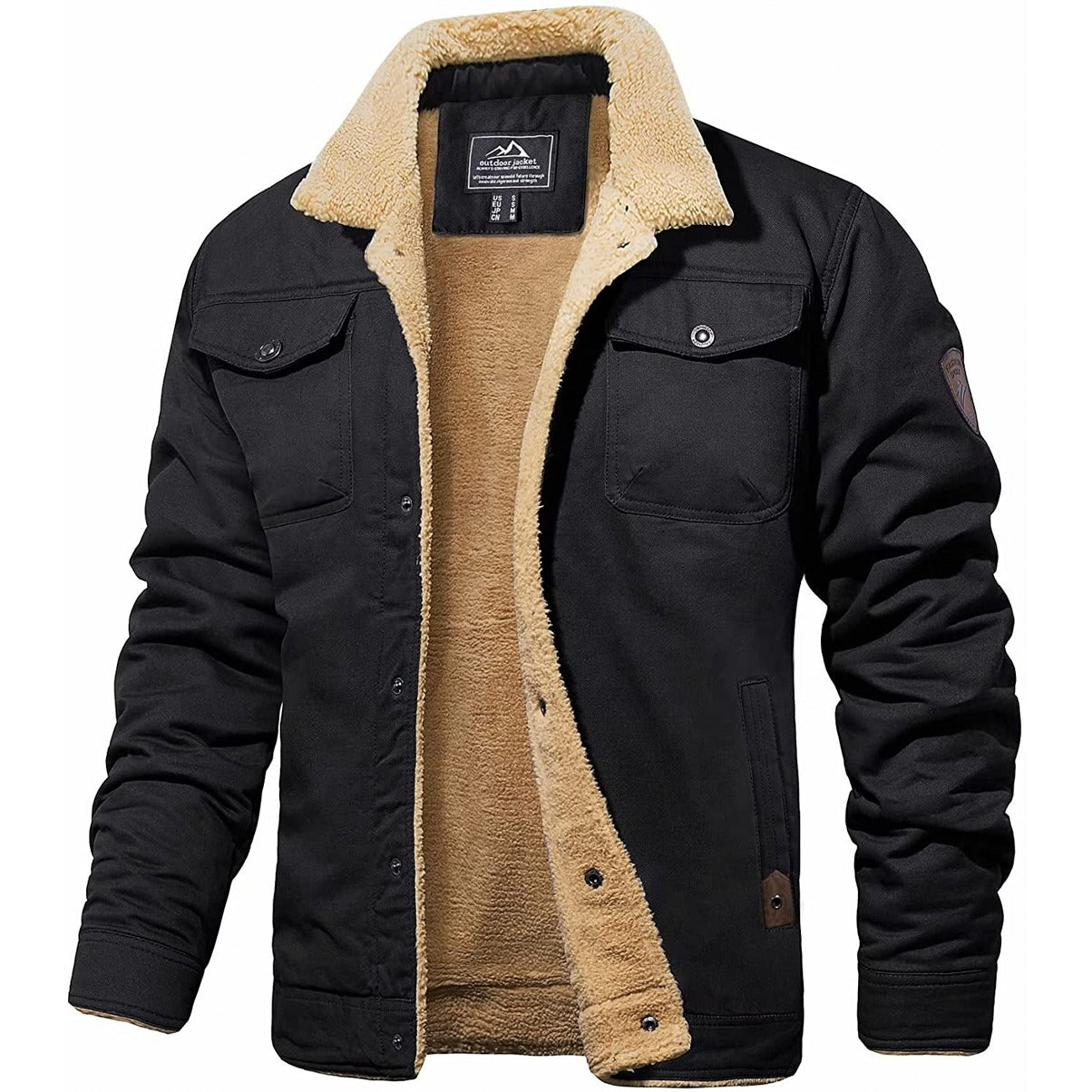 Damian - Casual Sherpa Jacket for Ultimate Comfort and Style
