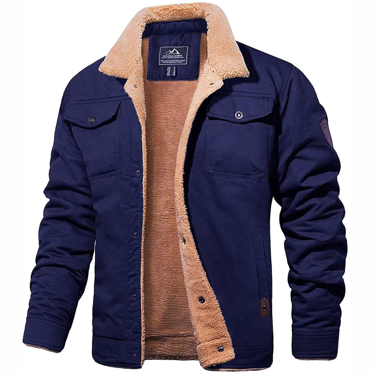 Damian - Casual Sherpa Jacket for Ultimate Comfort and Style