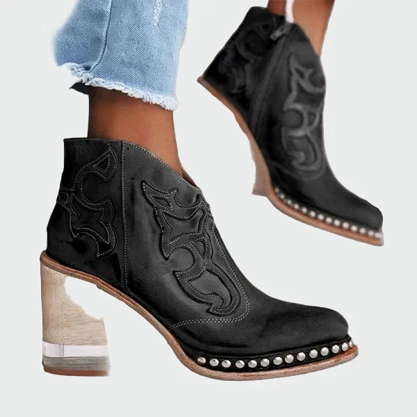 Stylish Elegant Colorful Embroidered Boots