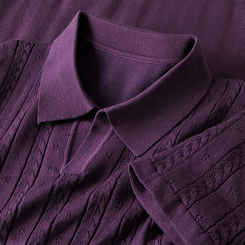 Jerome Prestige Knitted Polo for a versatile and elegant style