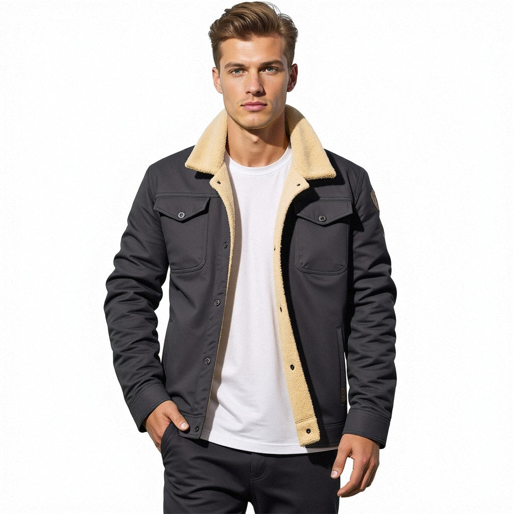 Damian - Casual Sherpa Jacket for Ultimate Comfort and Style