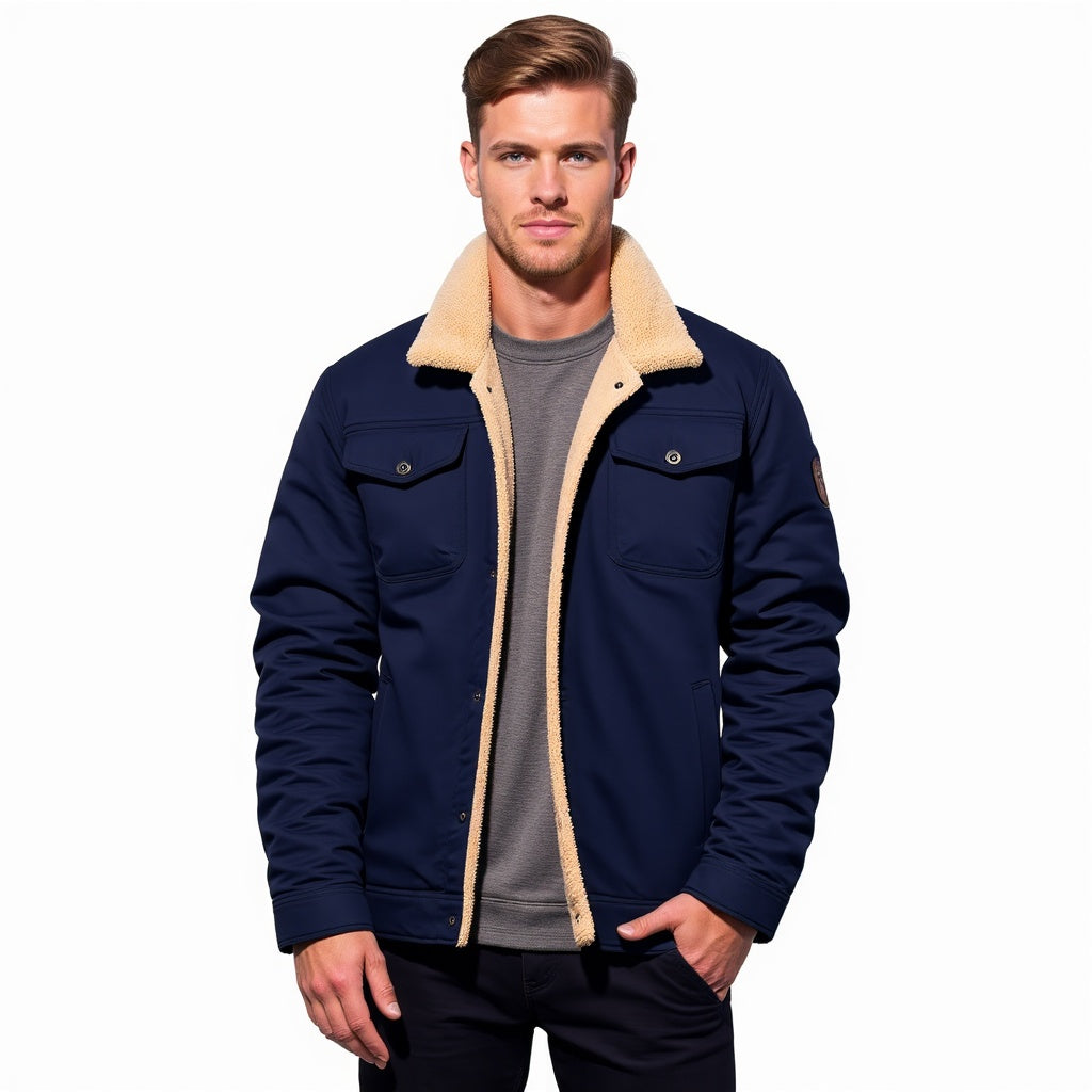 Damian - Casual Sherpa Jacket for Ultimate Comfort and Style
