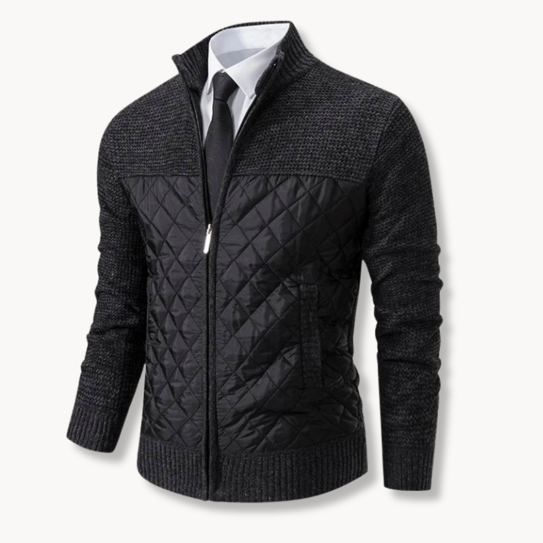 Mateo - Elegant Quilted Knit Jacket