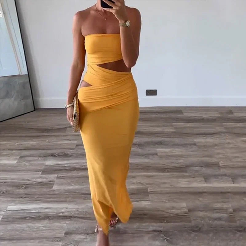 Gema | Wrap Dress with Neckline 1