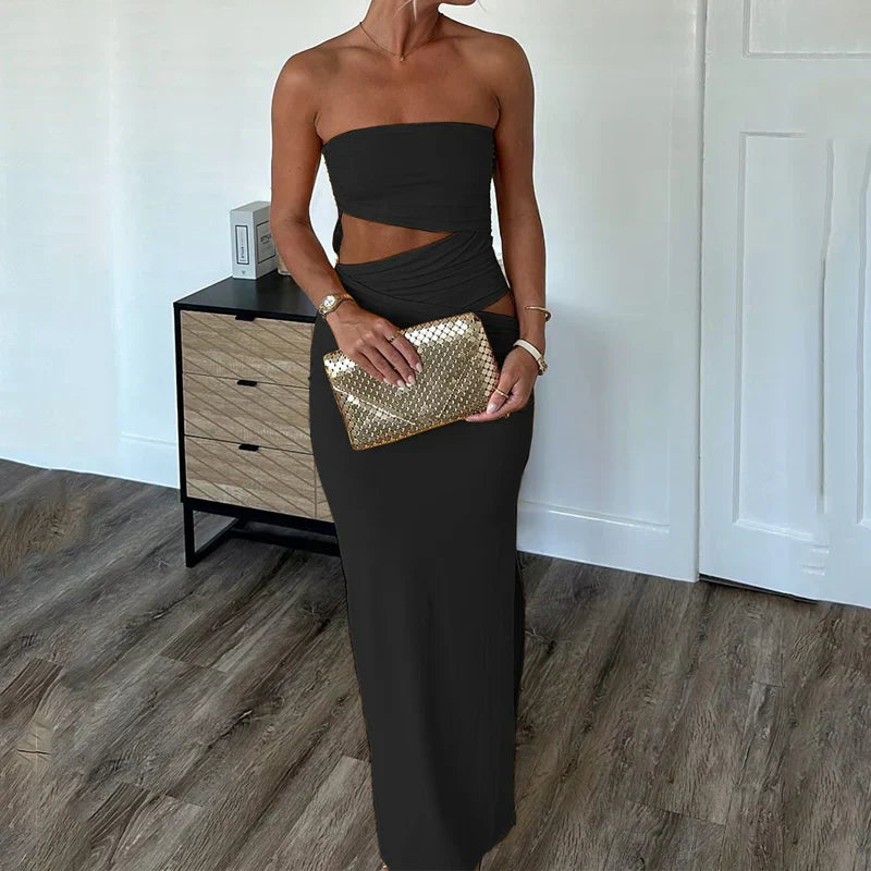 Gema | Wrap Dress with Neckline 2