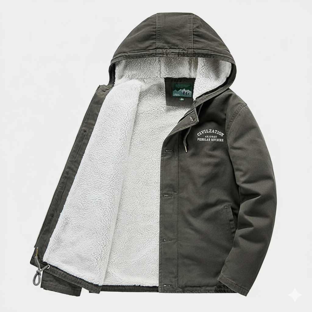 Thermal Cotton Hoodie Jacket for Optimal Comfort