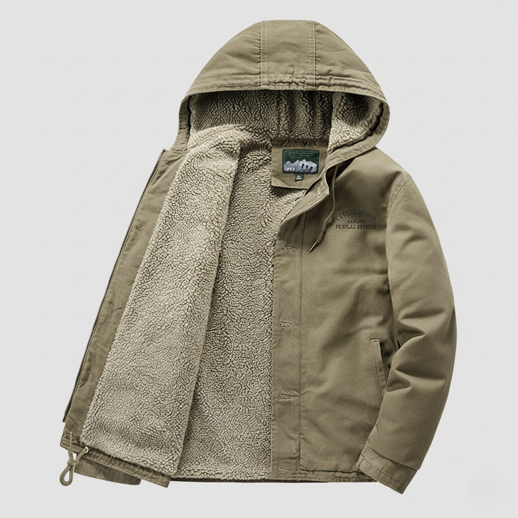 Thermal Cotton Hoodie Jacket for Optimal Comfort