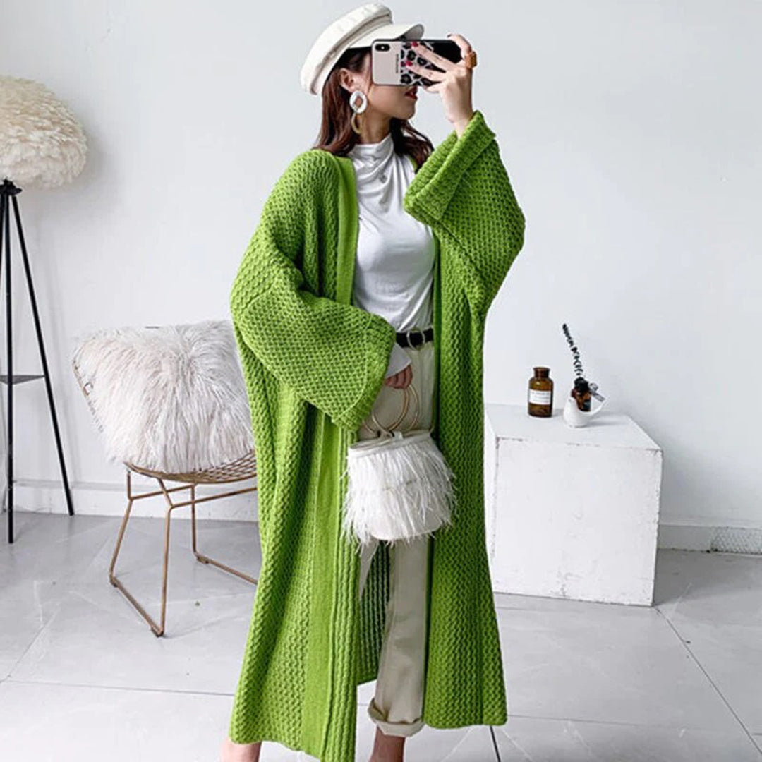 Harper Women's Cozy Winter Casual Open Front Cardigan for Warm and Stylish Layering