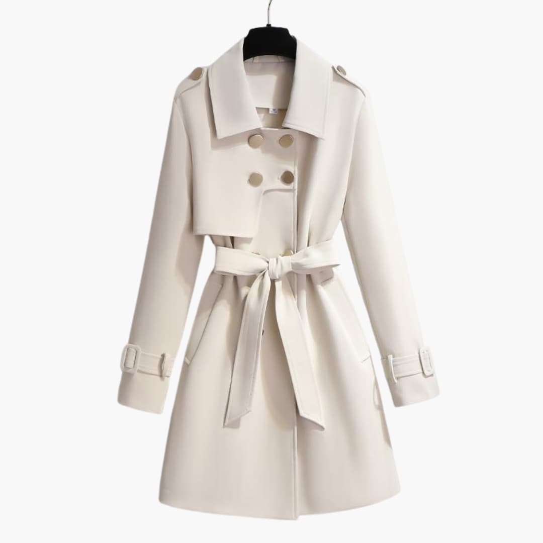 Elegant belted trench coat for women – timelessly stylish and versatile to wear