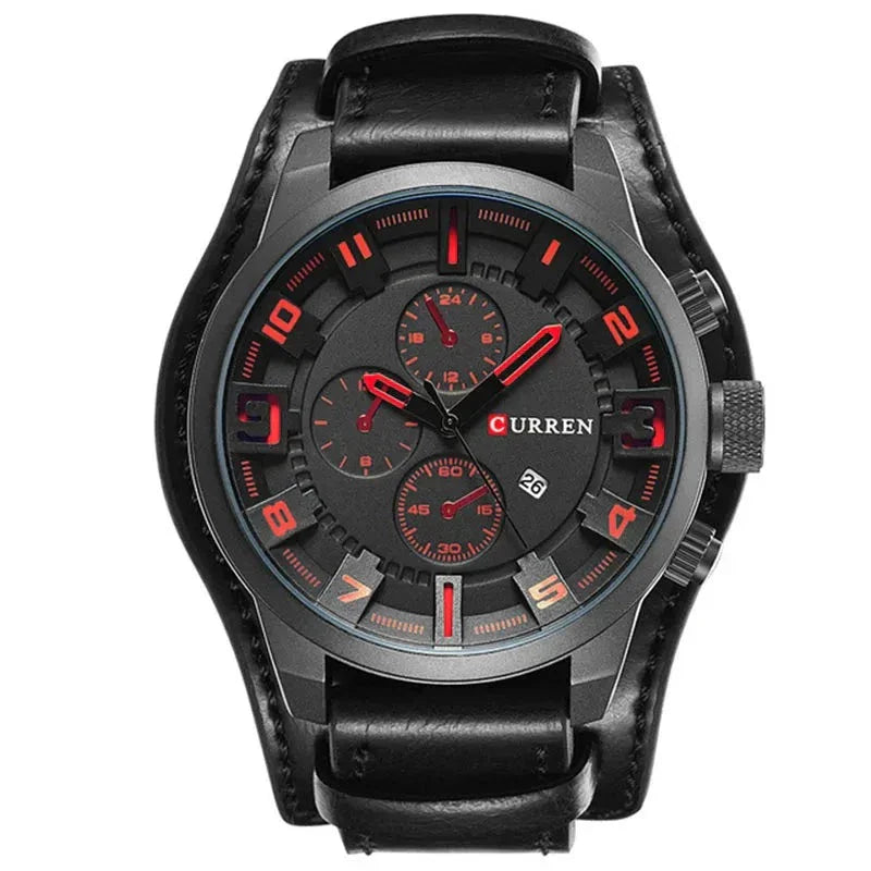 Military resistant watch for sports and outdoor activities
