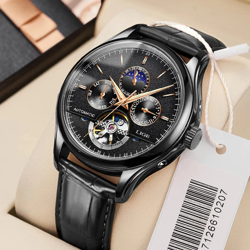 Luxury Mechanical Automatic Tourbillon Watch