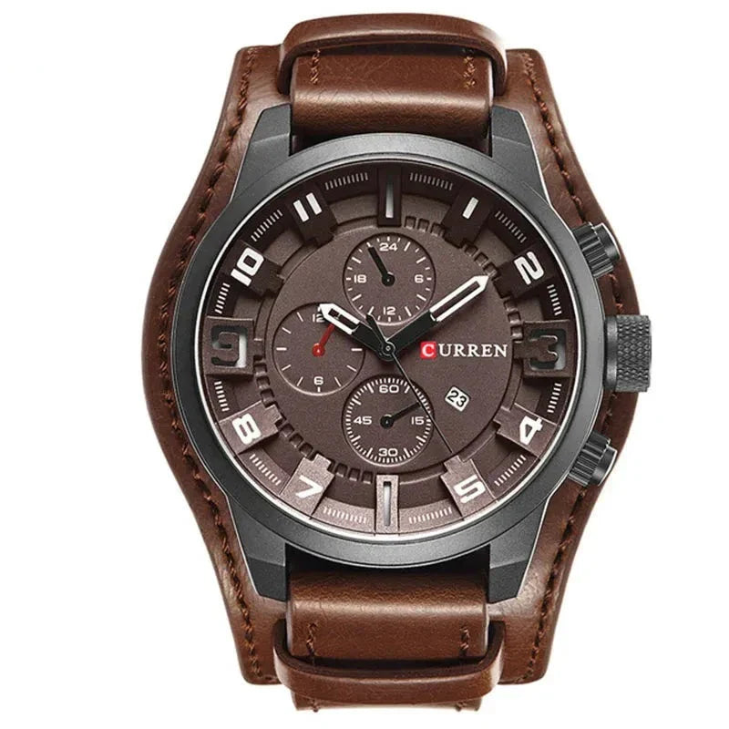 Military resistant watch for sports and outdoor activities