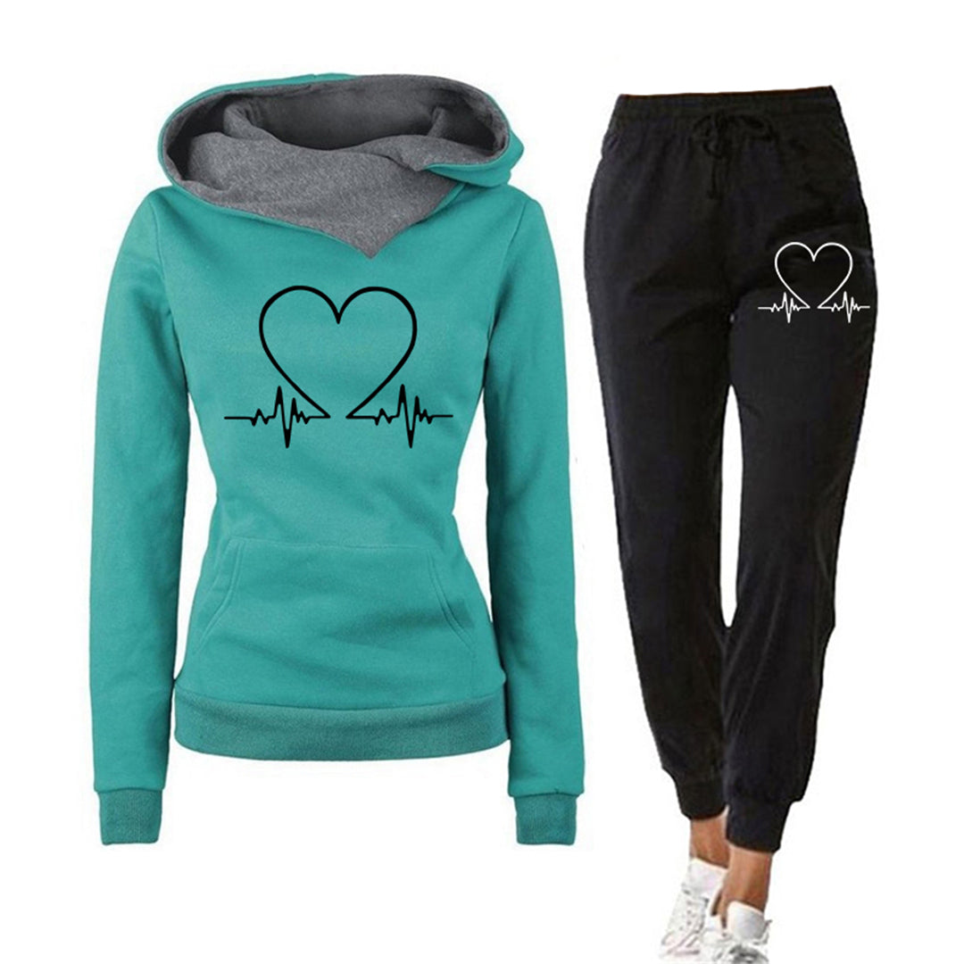 Mia | Women's Comfortable Relaxed Fit Two-Piece Tracksuit for Stylish Casual Wear