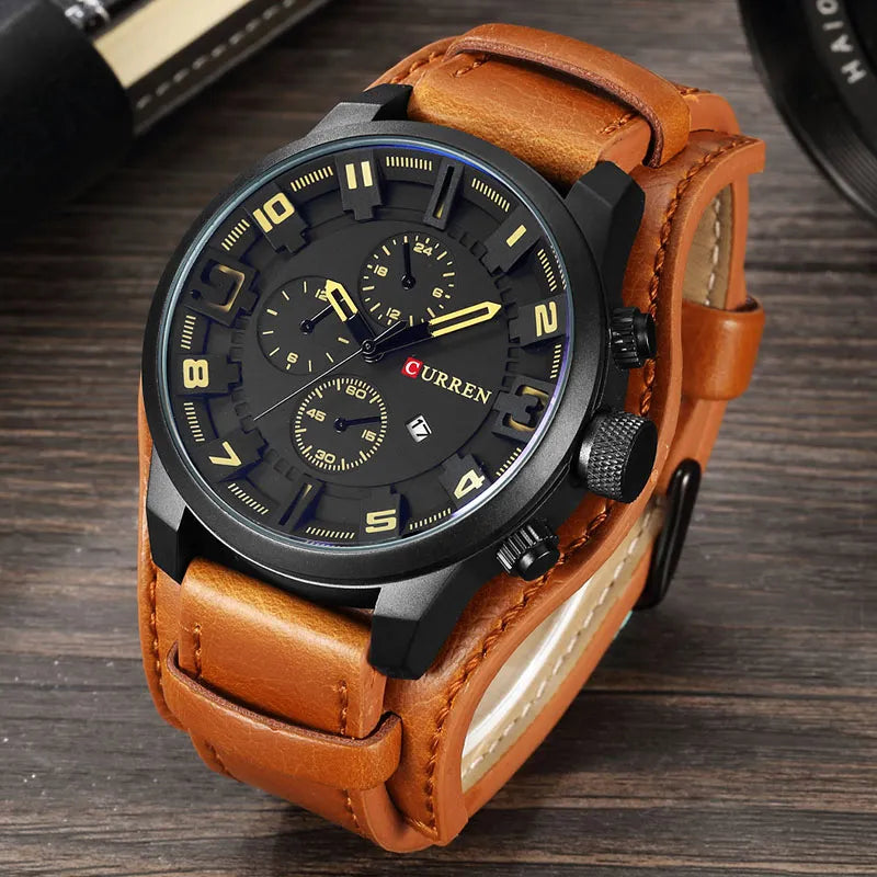 Military resistant watch for sports and outdoor activities