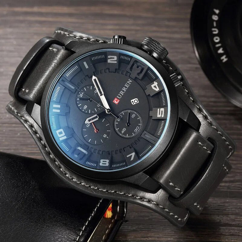 Military resistant watch for sports and outdoor activities