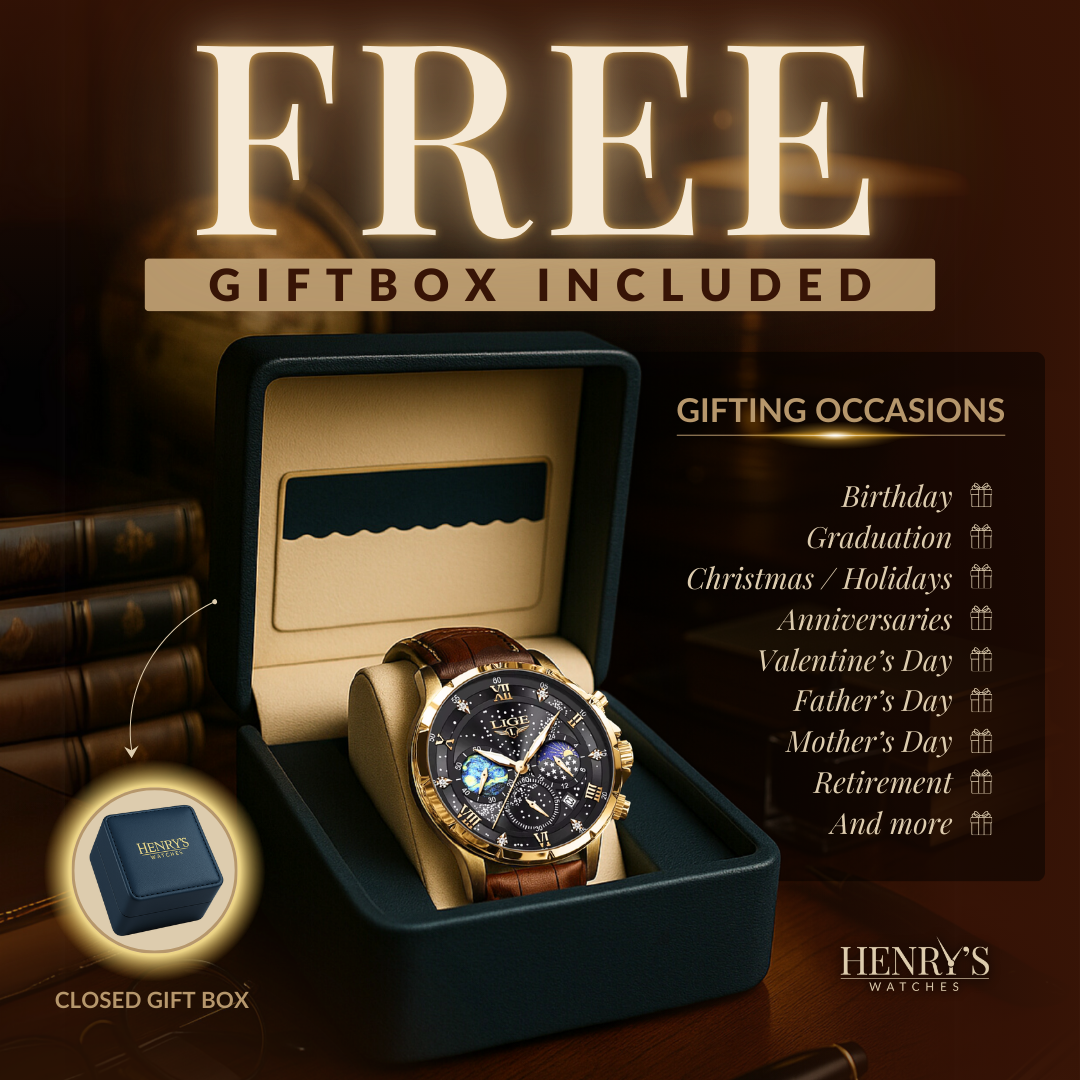 Elegant and fashionable luxury watch