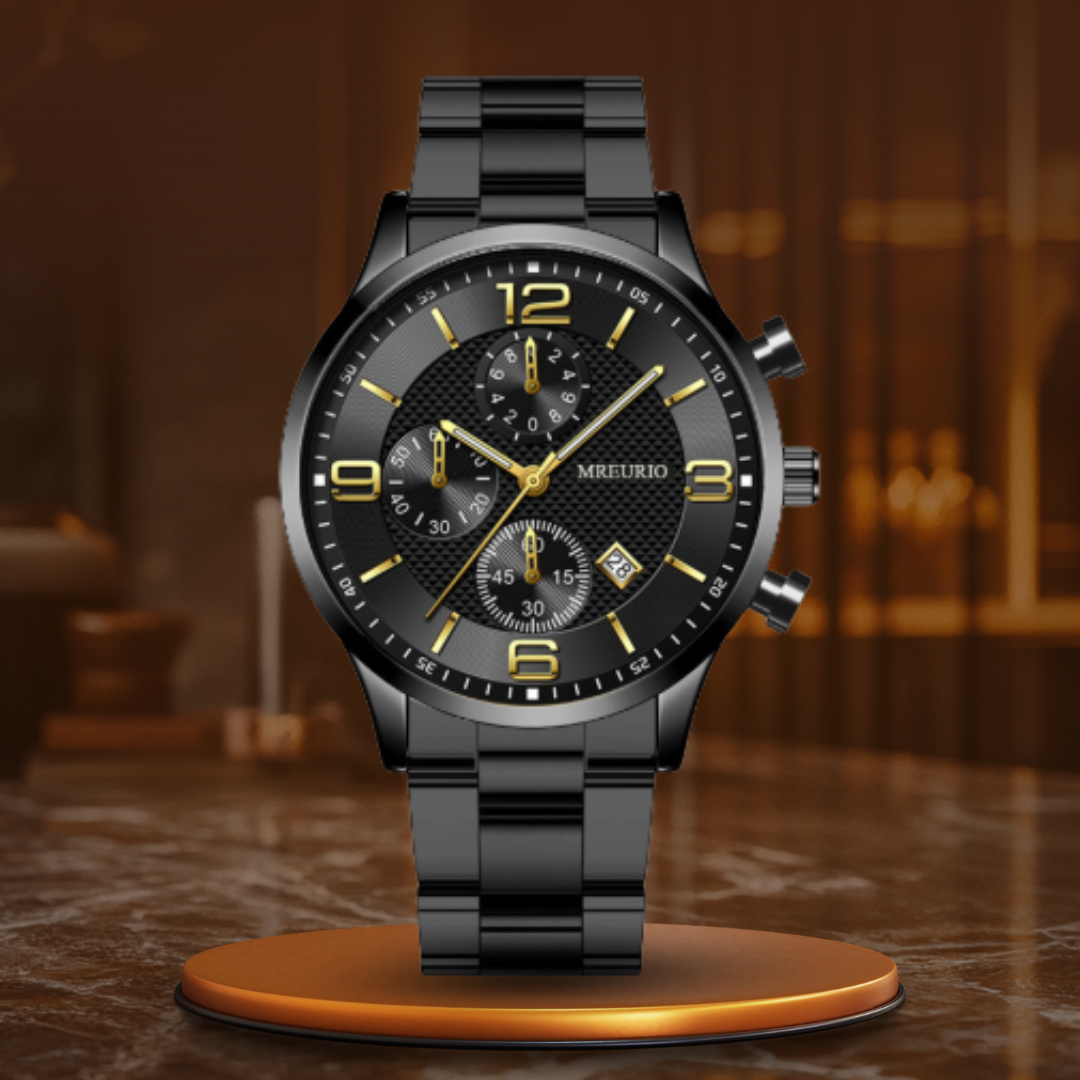 Elegant luxury watch for businessmen