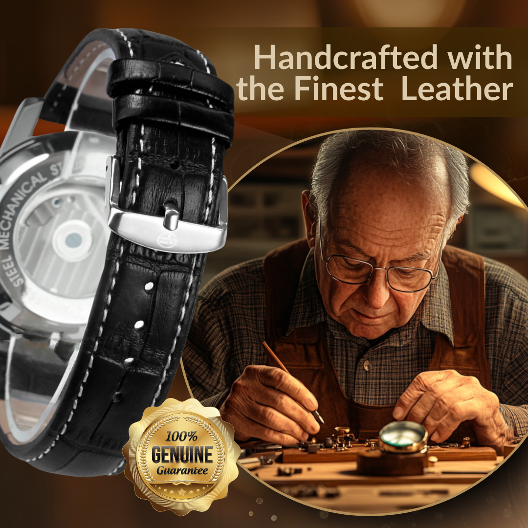 Luxury Automatic Watch with Sophisticated Tourbillon