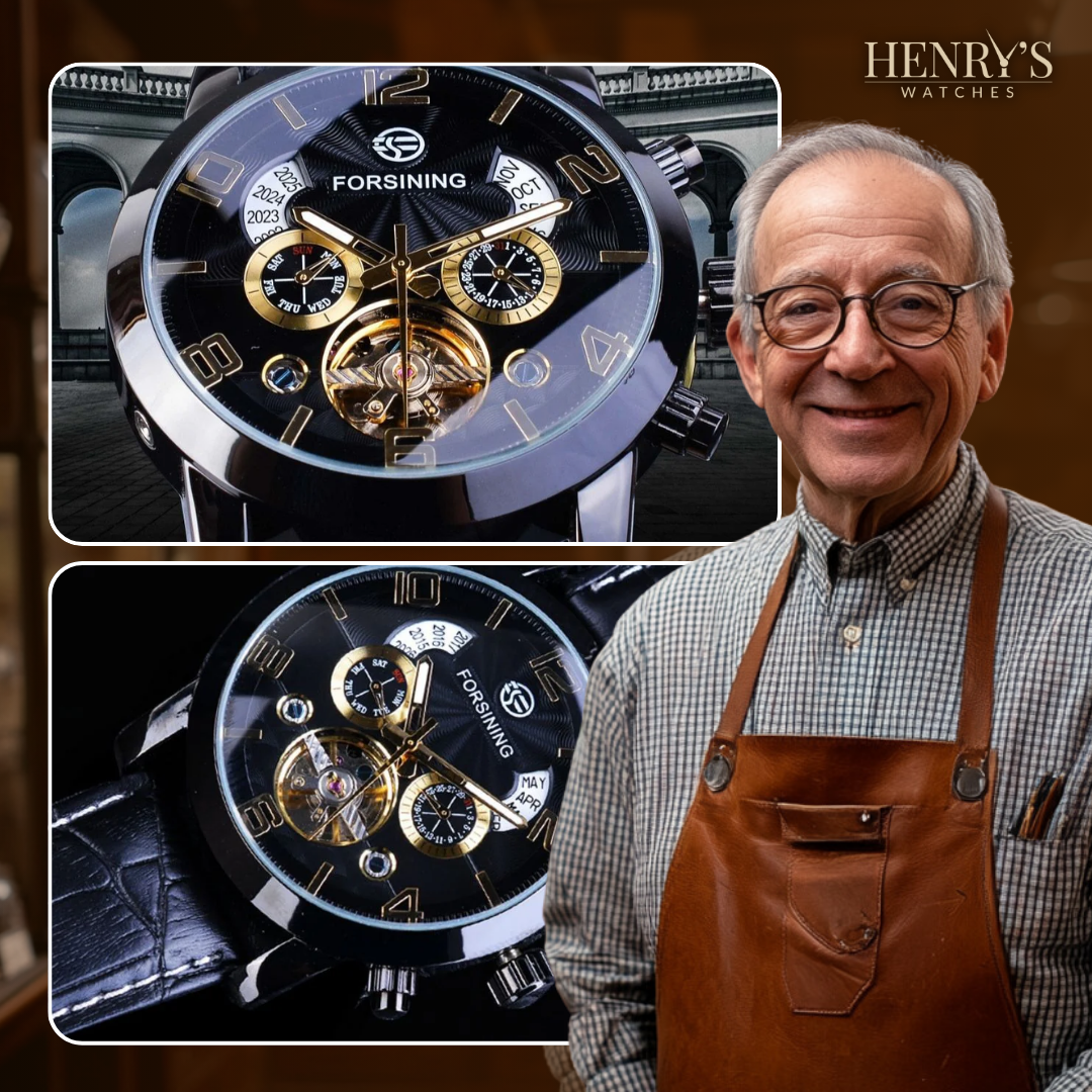 Luxury Automatic Watch with Sophisticated Tourbillon