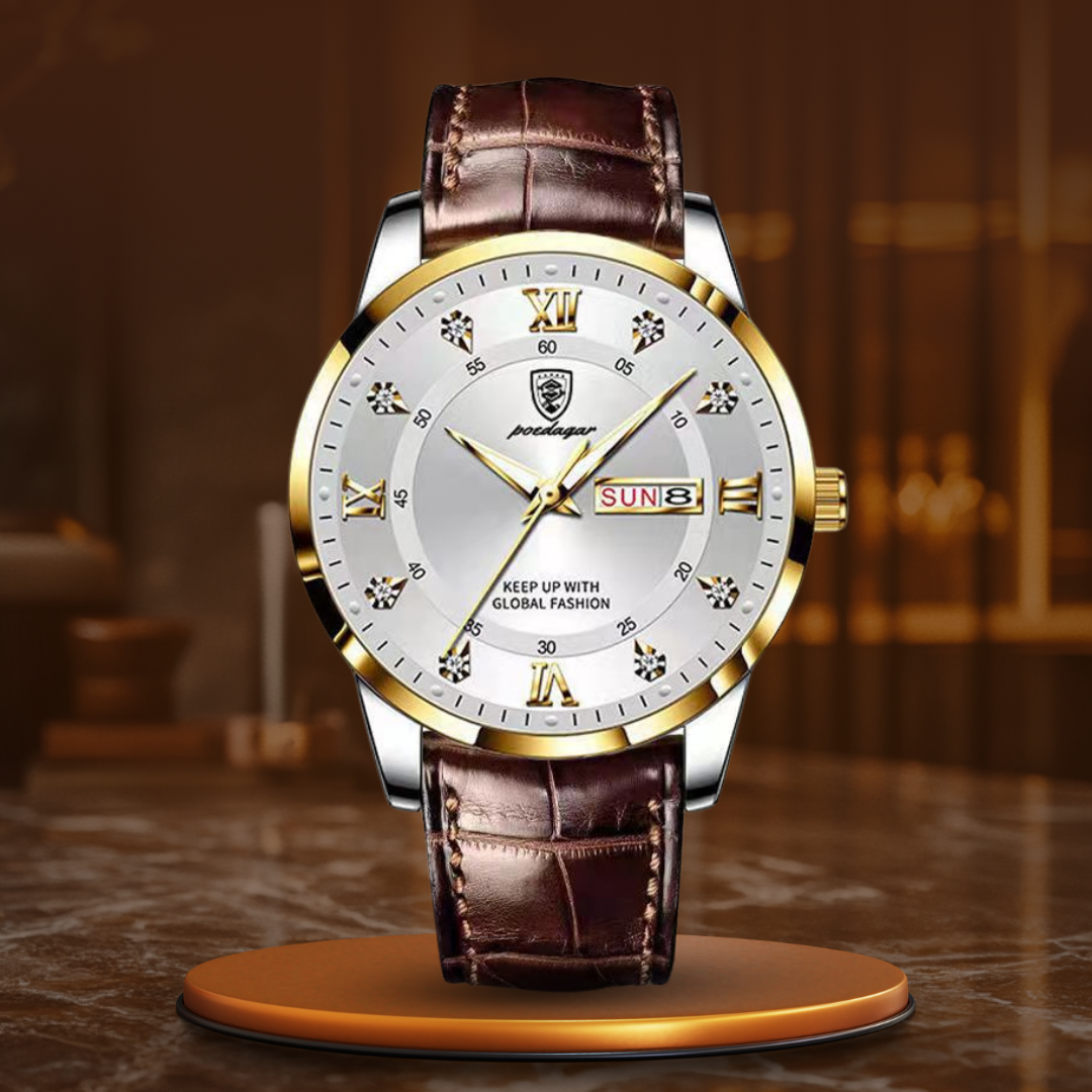 Men's Durable Watch with Luminescent Display