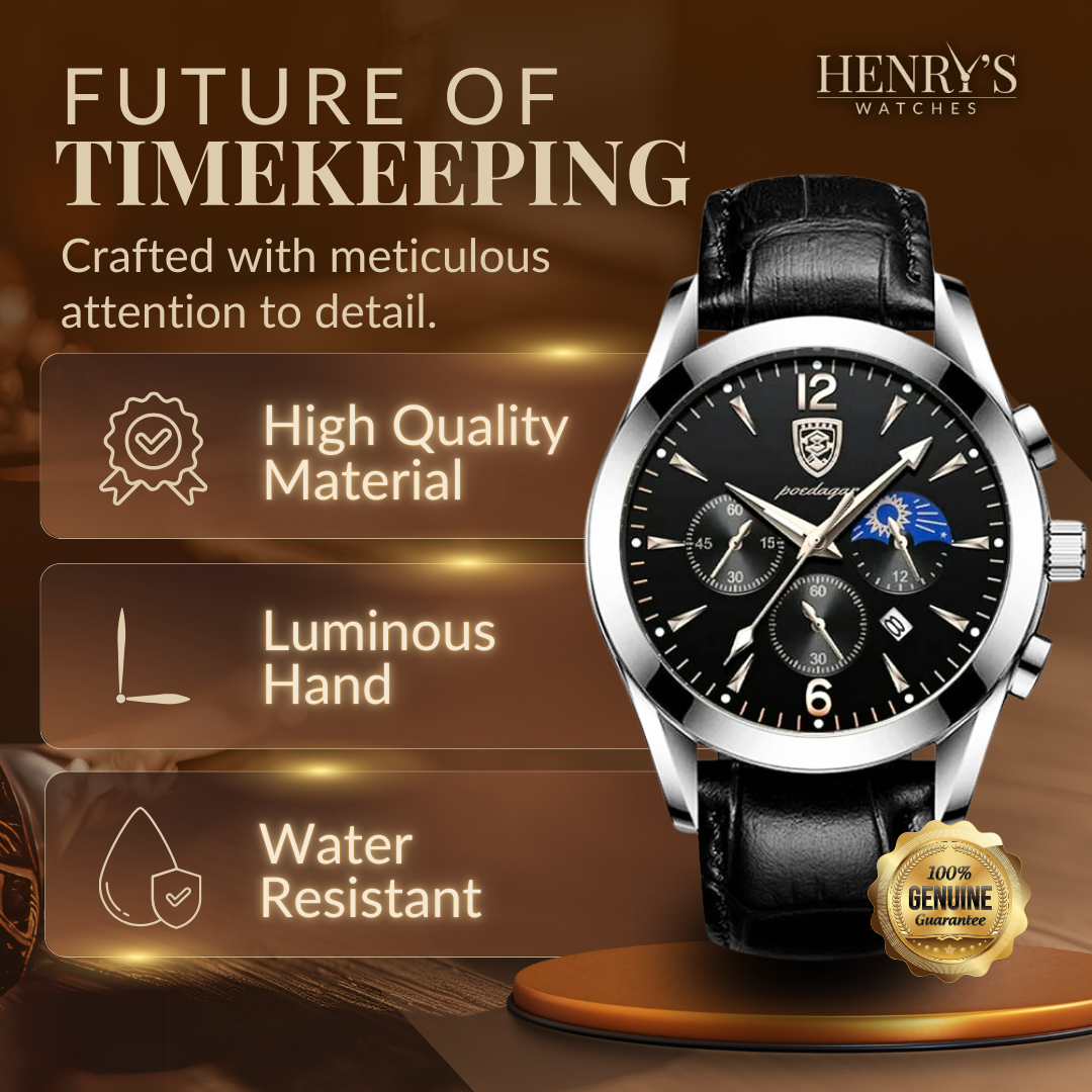 Modern men's watch - Elegant and refined style