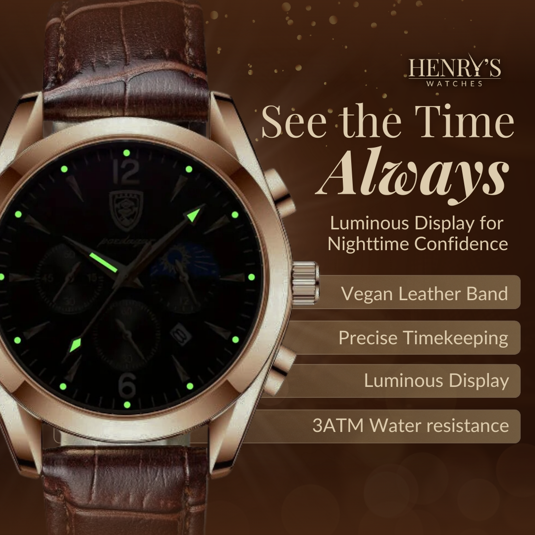 Modern men's watch - Elegant and refined style