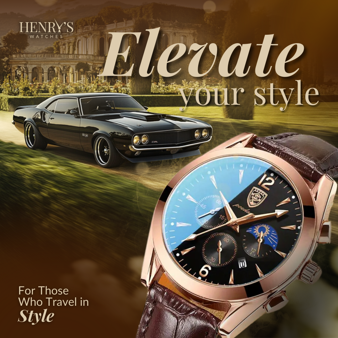 Modern men's watch - Elegant and refined style