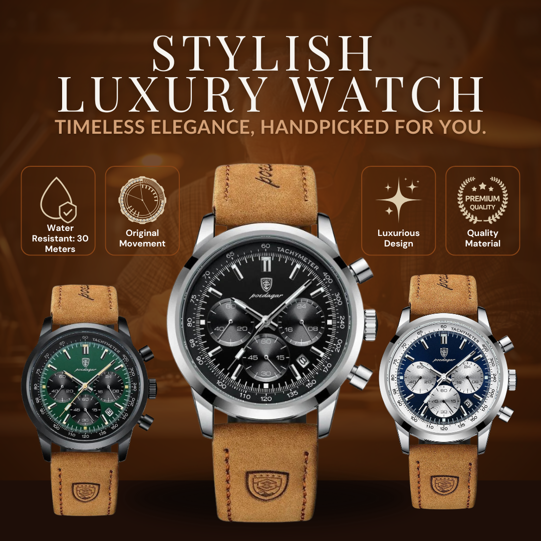 Elegant and fashionable luxury watch