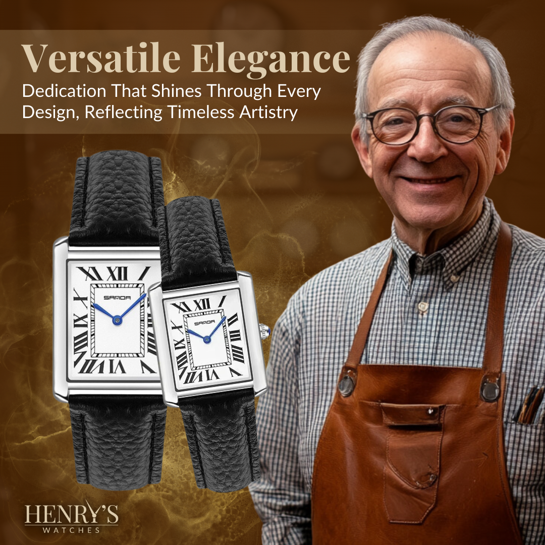 Elegant Square Watches for Couples