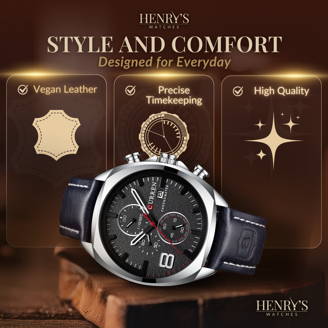 Classic Sports Military Chronograph Watch