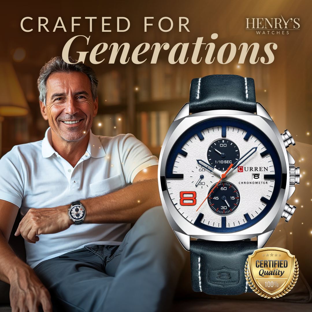 Classic Sports Military Chronograph Watch