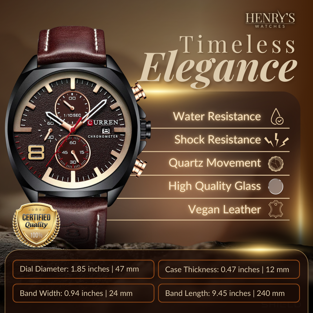 Classic Sports Military Chronograph Watch