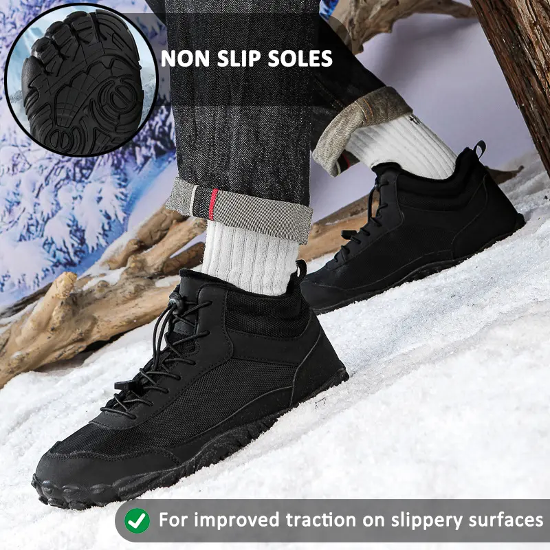 Waterproof High Snow Shoes for Men and Women – Comfortable Warm and Breathable