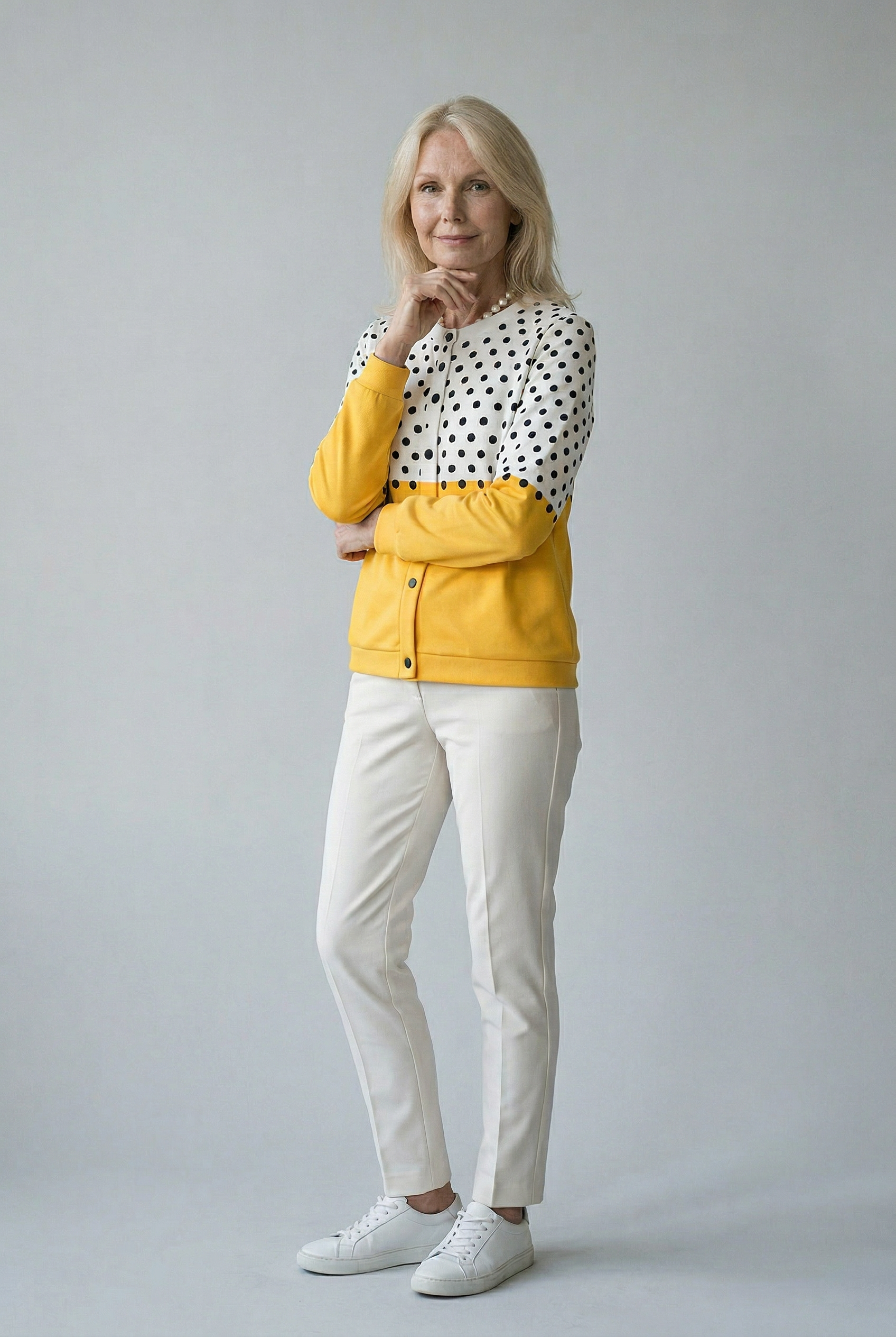 Polly | Elegant Trendy Printed Cardigan