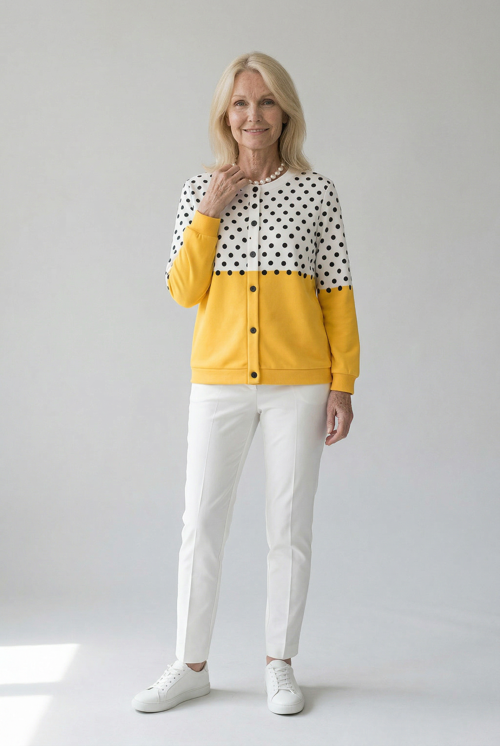 Polly | Elegant Trendy Printed Cardigan