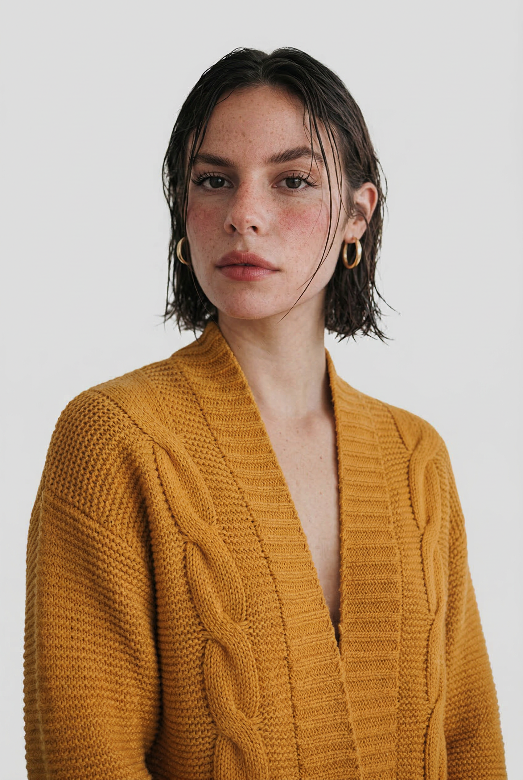 Eleanor - Casual Chunky Knit Cozy Cardigan
